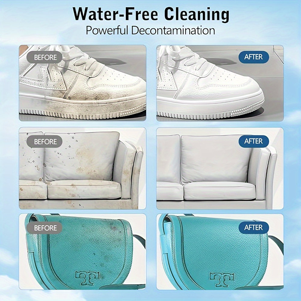 Sneaker Care White - ครีมทำความสะอาดรองเท้าผ้าใบสีขาว - ขจัดคราบสกปรกสำหรับรองเท้าหนัง ภายในรถยนต์ และกระเป๋าผู้หญิง -
