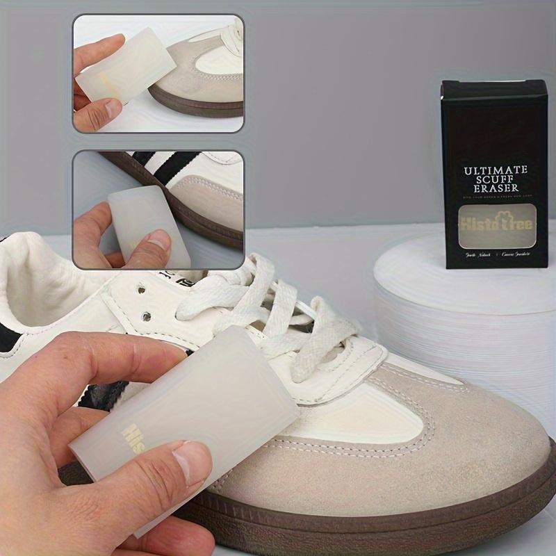 Sneaker Care White - น้ำยาทำความสะอาดรองเท้าคุณภาพสูง 1 ชิ้น สำหรับขจัดคราบและฝุ่น เหมาะสำหรับรองเท้าผ้าใบ หนังกลับ