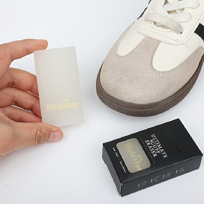 Sneaker Care White - ยางลบทำความสะอาดรองเท้า 1/2 ชิ้น สำหรับขจัดคราบสีขาวบนรองเท้า ยางลบดูแลรองเท้าผ้าใบ ขจัดคราบสกปรก