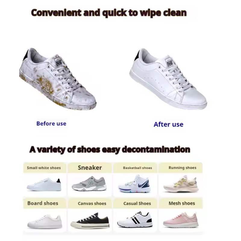 ผ้าเช็ดทำความสะอาดรองเท้าแบบใช - Sneaker Care White บทวิจารณ์และราคา