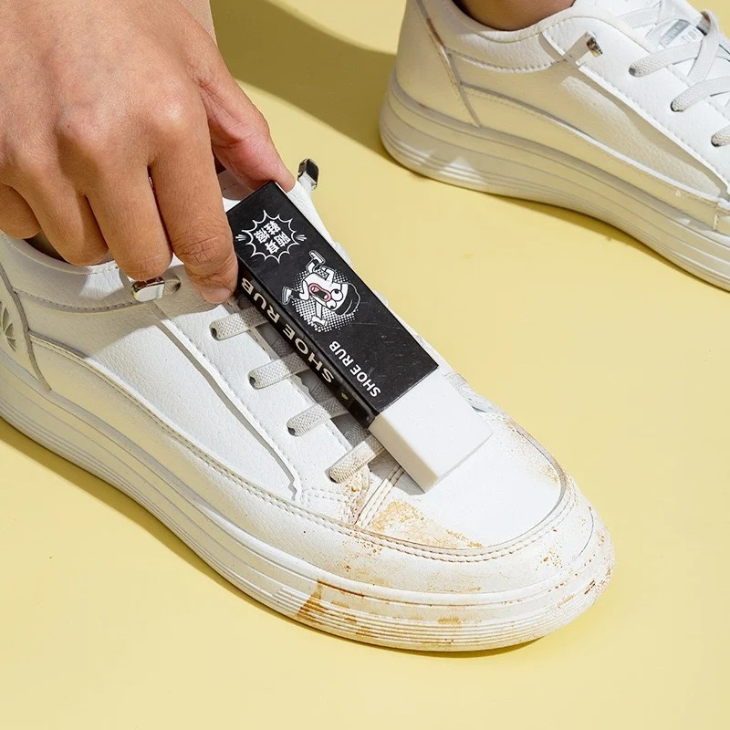 เครื่องขัดรองเท้าแบบพกพาเพื่อใ - Sneaker Care White บทวิจารณ์และราคา